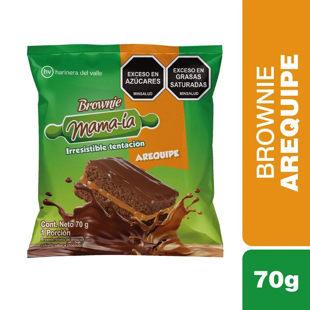Brownie MAMAIA arequipe (70 gr)