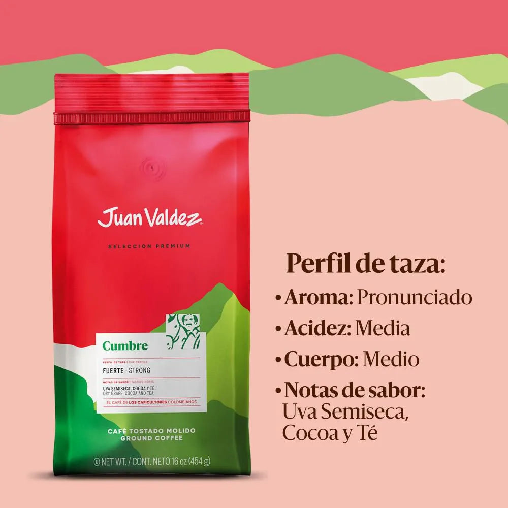 Café JUAN VALDEZ molido (454 gr)
