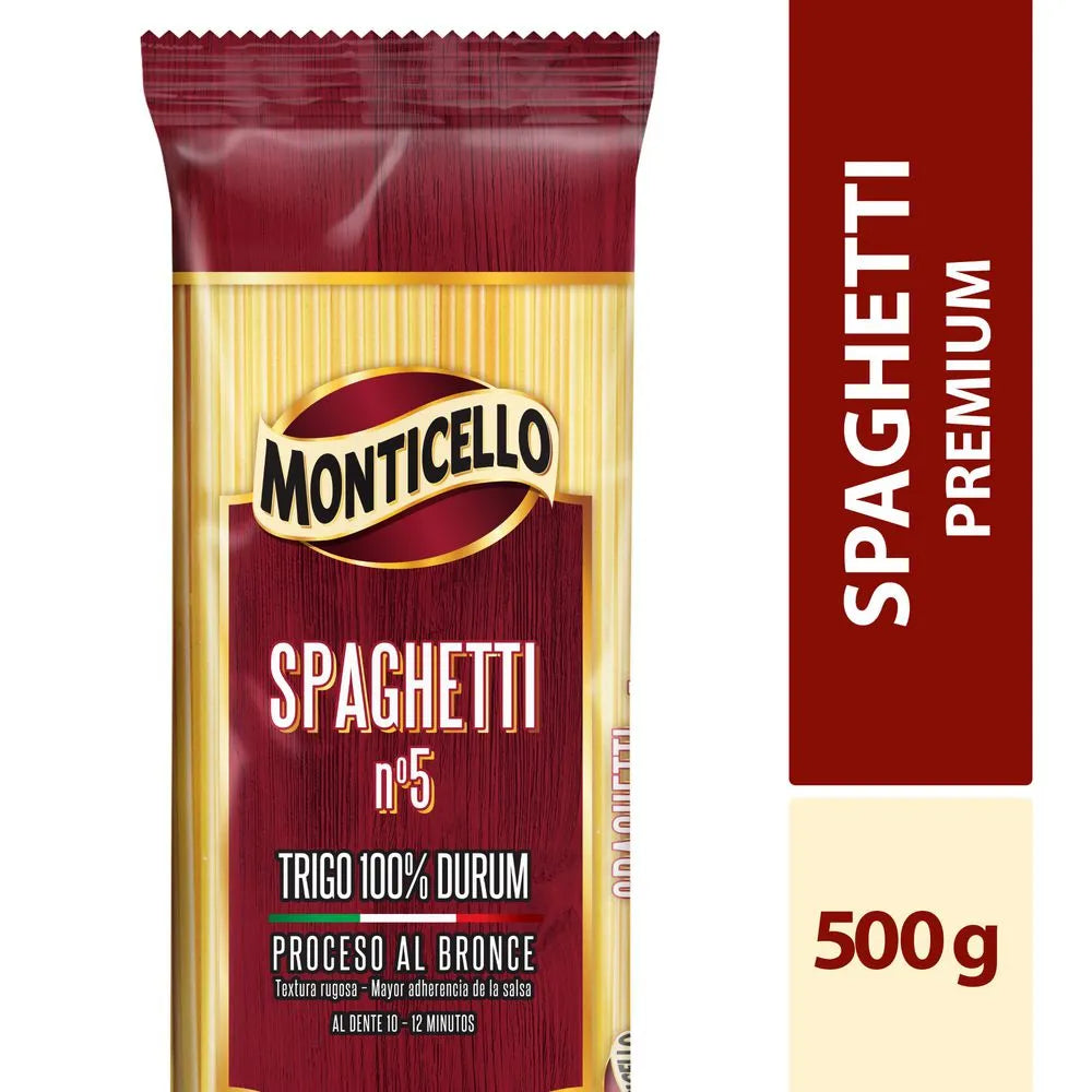 Pastas MONTICELLO spaghetti premium (500 gr)