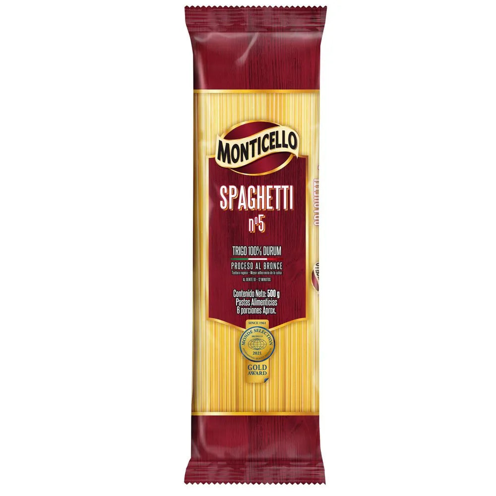 Pastas MONTICELLO spaghetti premium (500 gr)