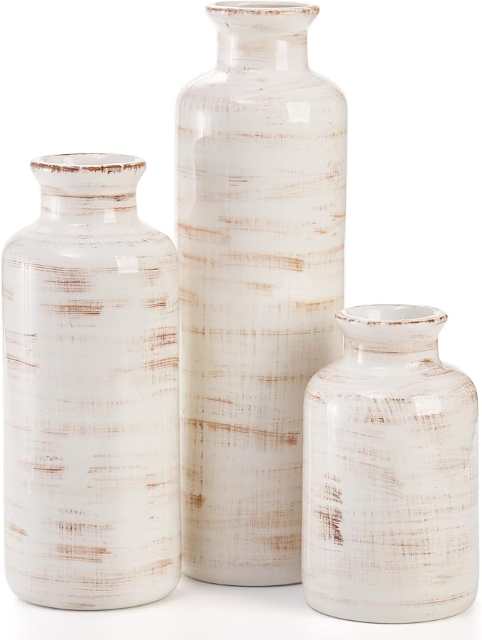 Juego de Jarrones Decorativos "Armonía" (Set de 3)