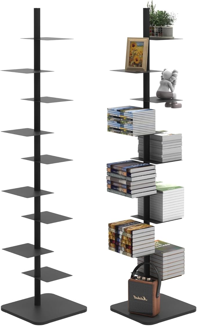 Librero Vertical "Altura" con Diseño Escalonado