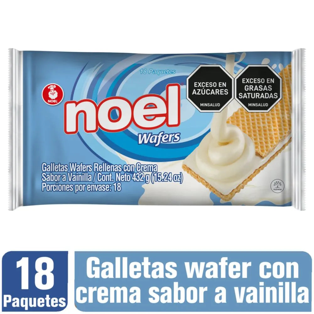 Galletas NOEL rellena con crema (432 gr)