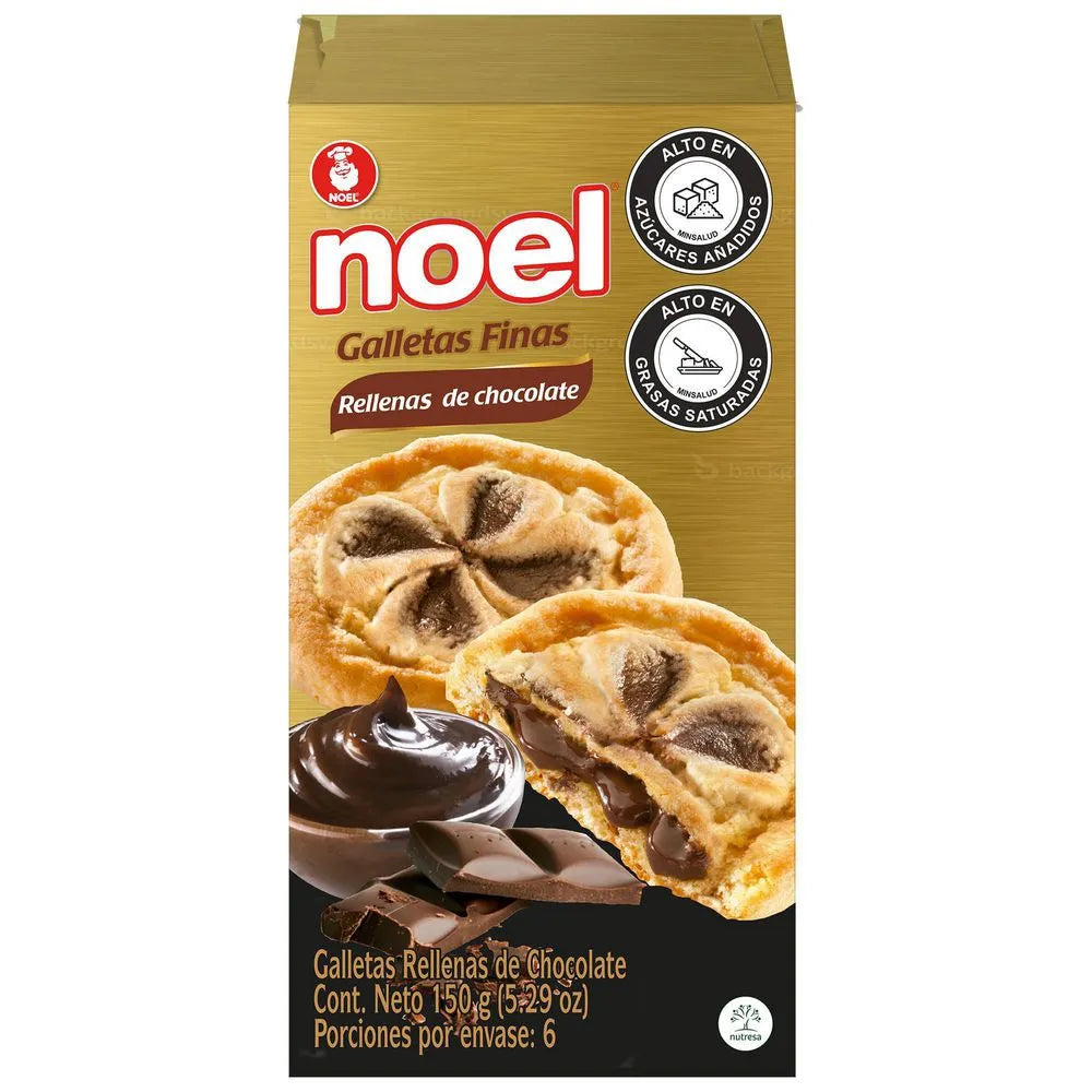 Galletas NOEL rellenas de chocolate (150 gr)