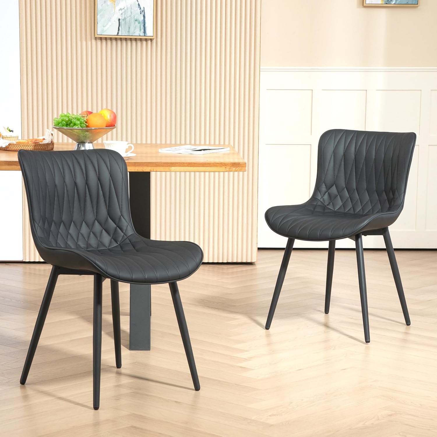 Silla de Comedor "Ébano" con Diseño Ergonómico